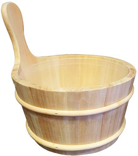 SudoreWell® Seau de sauna en bois de haute qualité par Opa/Lumo