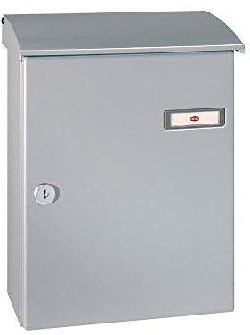 RENZ/Convex/Aufputz-Briefkastenanlage Wand-Briefkasten/RAL-Farbe 9007 Volumen 8 L/Dein-Briefkasten.de