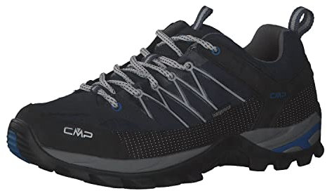 CMP Herren Rigel Low Trekking Wp Walking Shoe, B.Blue-Cemento, 40 EU, 3Q54457
