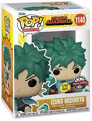 Funko Pop! Animation: My Hero Academia (MHA) - Deku mit Gloves - Leuchtet Im Dunkeln - My Hero Academia and 2 - Vinyl-Sammelfigur - Geschenkidee - Offizielle Handelswaren - Anime Fans