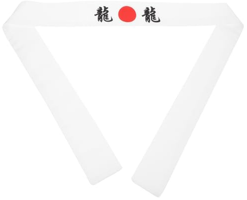 DOITOOL Fascia Giapponese in Cotone Traspirante Antiscivolo Riutilizzabile Taglia Unica Karate Yoga Running Accessori Sportivi per Uomo e Donna