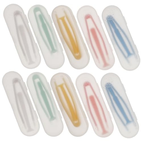 Healeved 5sätze Kontaktlinsenpinzette Für Kontakte Kontaktentfernungswerkzeug Picker-werkzeug Kontaktlinsen-stick-pinzette Und Leicht Sauber Für Reisen Und Outdoor-aktivitäten