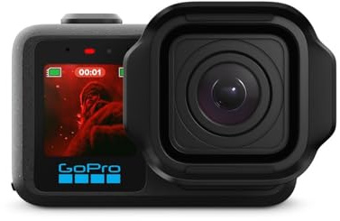 GoPro MISSION 1 PRO - Action camera cinematografica compatta, video 8K60, sensore da 1, prestazioni avanzate in condizioni di scarsa illuminazione, foto da 50 MP, slow-motion, stabilizzazione