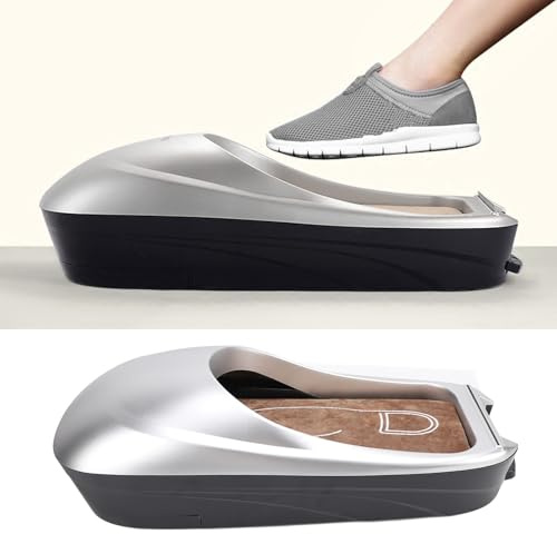 Yctze Dispensador Automático de Cubiertas para Zapatos Máquina para Cubrir Zapatos Máquina para Cubrir de Interior con 200 Piezas de Cubiertas Desechables para el Hogar, O