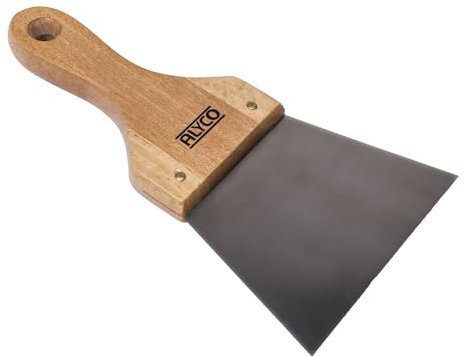 Alyco 196320 - Espatula emplastecer inoxidable mango de madera 200 mm