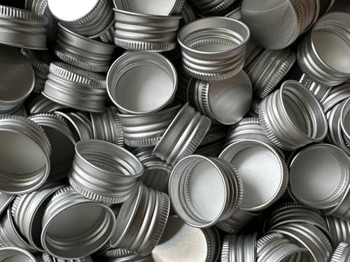 AE-GLAS 10, 15, 25, 50 o 100 pezzi. Tappo a vite di ricambio PP28, con bordo arrotolato per bottiglie in alluminio, 25 pezzi