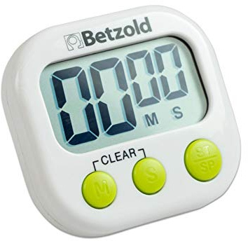 Betzold - Zeitdauer-Uhr Timello, mit Standfuß und Magnet - Zeitmesser Digital Timer