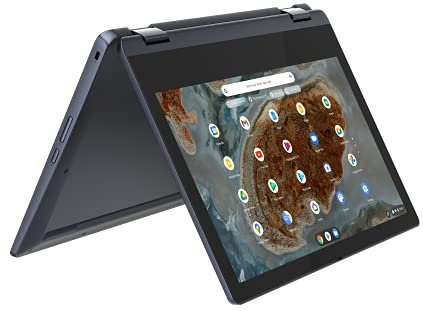 Lenovo IdeaPad Flex 3 Chromebook 11inch HD Laptop (MediaTek MT8183, 4 GB RAM, 64GB eMMC, ARM Mali-G72 MP3 GPU, Chrome OS) – Abyss Blue