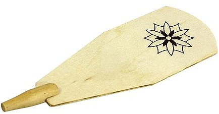 Dekohelden24 Holz Pyramiden-Ersatzflügel als 4er Set, für 1 bis 2 Stöckige Laser-Holzpyramiden geeignet, Maße L/B:11 x 4,5 cm