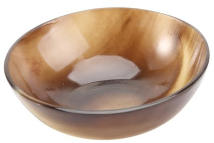 ERINGOGO Classic Shaving Experience Bobalife Natural Horn Shaving Bowl Soap Cup for Men