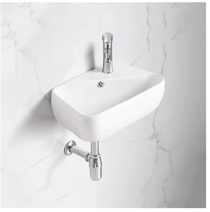 Lavandino Bagno Lavabo for piccola casa in ceramica for balcone ad angolo Mini lavabo a parete di piccole dimensioni Lavabo