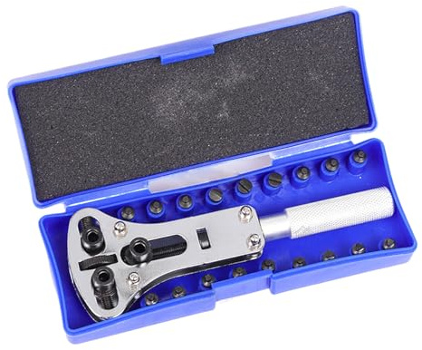 Klockfodralöppnare,Watch Tools Fodralbaköppnare Professionell 3-punkts | Justerbart verktyg för att öppna Watch Back, Klocka Batteribyte Verktyg för maximalt 37 mm Watch Back Cover