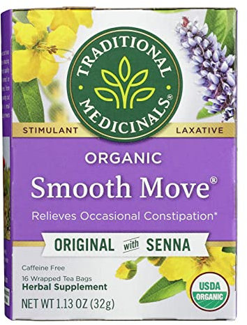 Traditional Medicinals Smooth Move Laxative Tea Bags Organic, 16 CT Y