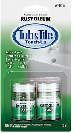 Rust-Oleum 244166 Tub And Tile 2-Part Touch Up Paint, White