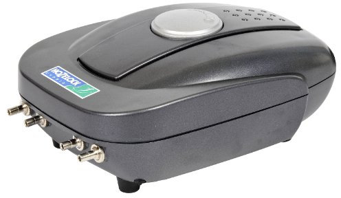 Hozelock Air Pump & Accessories Air Pump Including Hose & Air Stone and Check Valve, Black, 640 Litres per Hour