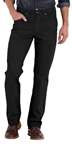Lee Brooklyn Straight, Jeans Uomo, Nero (Clean Black Cs), 33W / 34L