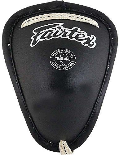 Fairtex Muay Thai Steel Cup, schwarz, Groin, Suspensorium, Tiefschutz Größe M