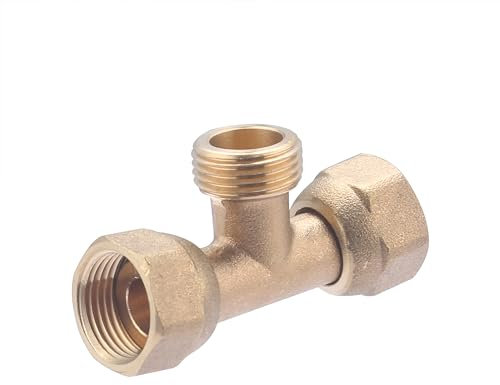 Té Laiton Femelle Mâle Femelle Ecrou Tournant à Visser 12x17 (3/8) NOYON & THIEBAULT