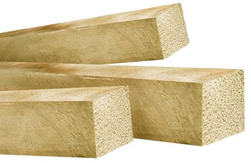 LISTELLO LEGNO massello levigato ultraleggero 4x4 cm lunghezza 203 cm