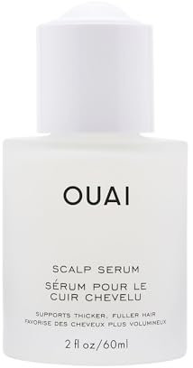 OUAI Scalp Serum - Ausgleichendes Haarserum mit Rotklee-Extrakt, Sibirischem Ginseng und Peptiden für dickeres und voller aussehendes Haar - Parabene, Phthalat- und Sulfatfreie Kopfhautpflege (2 Fl