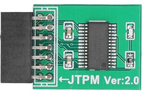 Garosa Modulo TPM 2.0 per Scheda Madre, Interfaccia LPC a 14 Pin, Modulo di Crittografia Forte TPM2.0 per PC, Compatibile con Windows 11, Sicurezza del Sistema Informatico