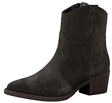 Tamaris Bottes pour femme avec talon bloc, olive, 37 EU
