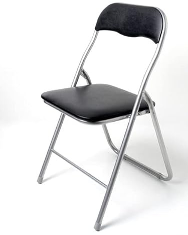 VIP HOGAR Set 6 SILLAS Plegables Polo Negro (Negro)