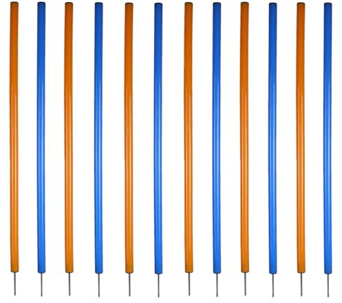 Agility Set`s Hundetraining Parcours Slalom Hundesport 12 Stangen Fitness