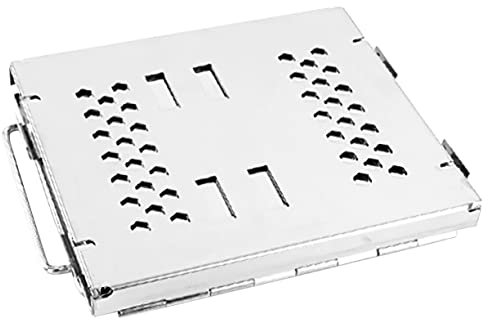 SKISUNO Wear-resistant Portable Folding Grill Outdoor Mini Stainless Steel Barbecue for Camping Charcoal Use Space-saving Design Easy to Use Versatile Grill Rack