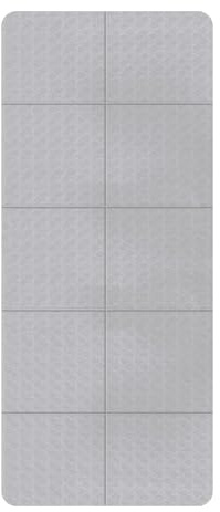 Pliage Portable Tapis de Yoga Comfort Fitness AntidéRapant Tapisde Gymnastique Multi-Usage Respecte La Peau Haute Densité Pilates pour Perte Poids MéDitation AéRobic Gym Voyage(Gray)