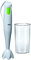Braun MultiQuick 1 MQ100 Hand Blender, Soup Mixer, Stainless Steel Blades, BPA-Free Plastic Beaker, Dishwasher Safe Wand - White