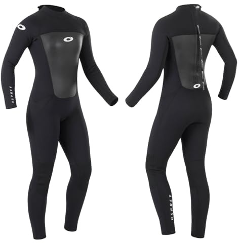 Osprey Mujeres de Origen Longitud Completa Traje de Neopreno, Color Negro, Mujer, Color Negro, tamaño X-Large