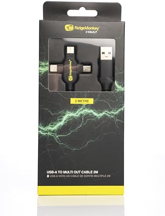 Ridgemonkey USB-A multiutkabel 2 m