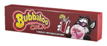 Chicle Bubbaloo Stick con Sabor a Cola - 18 Und