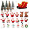 27 Stück Weihnachten Miniatur Ornamente Mini Weihnachten kleine Figuren,Weihnachten Miniatur Ornament Kits,Mini Weihnachtsdeko, Harz Garten Micro Landschaft Weihnachten Deko Mini-Weihnachtsschmuck-Set