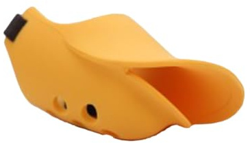 Pcingsia Museruola per cani – museruola anti-morso con cinturino regolabile – museruola in morbido silicone, copertura per bocca a becco d'anatra per evitare abbaiare, mordere e masticare