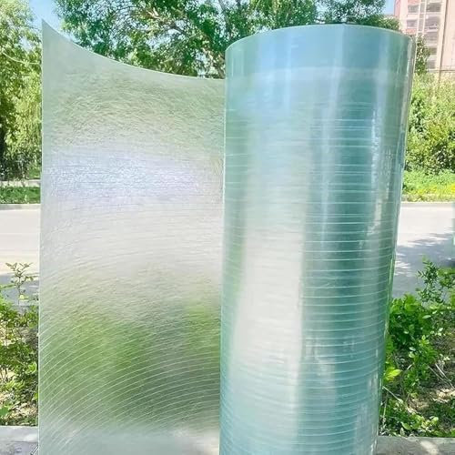 Panneaux De Toiture En Polycarbonate, Feuilles De Plastique Transparent, Feuilles Solides En Fibre De Verre De 0,8 Mm, Panneau De Toit De Remplacement For Véranda À Châssis Froid De Serre, Panneaux De