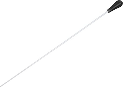 Conducting Baton, Premium Fiberglass and Resin Materials Comfortable Pear Shaped Handle Great Balance Ideal for Musicians Black