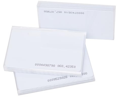 RFID 125 kHz Proximity ID-kort, TK4100 läs endast av, kan inte redigeras om. Stöd ID smartkort åtkomstkontrollsystem, nyckelkort, medlemskort, personalkort (30 st)