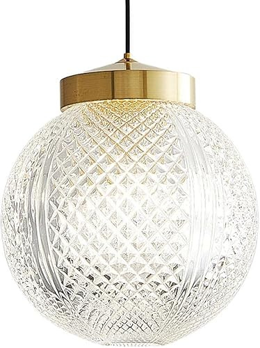 G9 Light Source Single-Head Chandelier, Spherical Glass Pendant Lamp, Flush Mount Ceiling Hanging, Bedroom Dining Room Corridor Decoration Fixtures,Chandelier