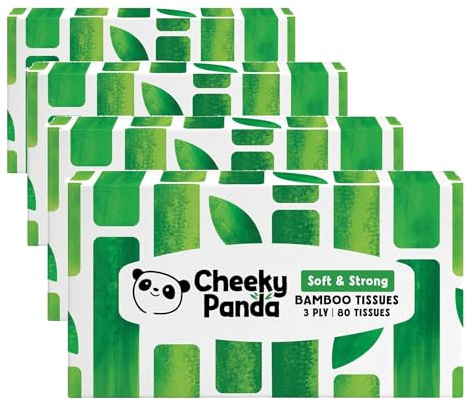 The Cheeky Panda Résistant & Durable (80 unité (Lot de 4))