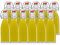 hocz 10er Set Bügelflaschen Bügelflasche Glasflaschen 200ml mit Bügelverschluss zum Selbstbefüllen Bügelflasche Smoothie