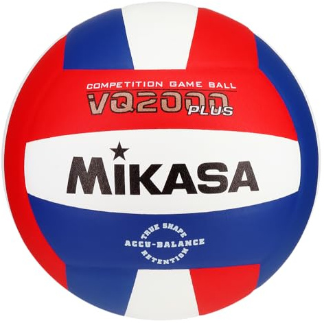 Mikasa VQ2000 Micro Cell Volleyball (Red/White/Blue)
