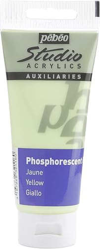 PEBEO Phosphorescent Gel - Yellow,100 ml