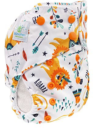 Blümchen Windel Drucki 3-16kg Schläfriger Löwe, Einweg, Größe Small, 1 Stück