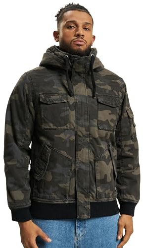 Brandit Bronx Jacket, Color: darkcamo, Size: S