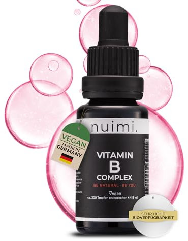 Liposomales Vitamin B-Komplex für 70 Tage - Mit hochdosierten B-Vitaminen (B1, B3, B5, B6, B7, B9, B12) für nahezu 100% Bioverfügbarkeit - Glutenfrei, vegan, Made in Germany
