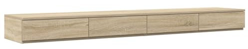 vidaXL Bettschubladen Sonoma Eiche 200x36,5x16,5 cm Holzwerkstoff