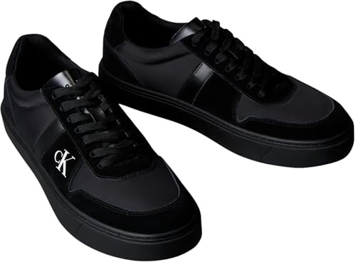 Calvin Klein Classic Cups Lace Mix EMB Tongue YM0YM01395 Low Top, Negro (Triple Black), 10.5, Negro Triple Negro, 43 1/3 EU