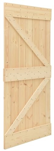 vidaXL Puerta NARVIK 100 x 210 cm Natural